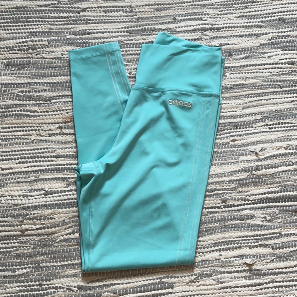Adidas parley teal leggings